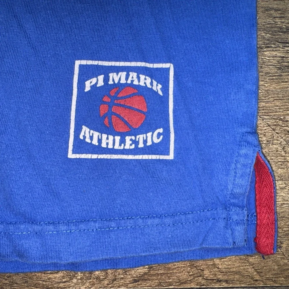 Vintage PJ Mark Absolute Philadelphia 76ers Blue T Shirt Size 2XL Basketball Y2K